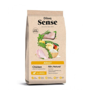 דיבאק סנס מופחת דגנים בוגר עוף 12 ק"ג - Low grain adult Chicken