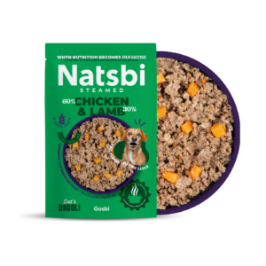 נטסבי כבש ועוף מזון טבעי מאודה 500 גרם - Natsbi Chicken & Lamb
