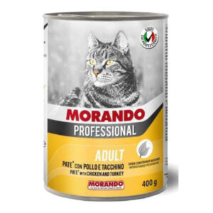 שימורים לחתול,Morando Professional, פטה עוף והודו 400 גר'