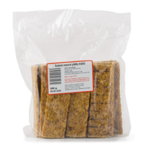 רצועות בשר ארנב מיובש לכלב 500 גרם – מארז מוגדל, היפואלרגני וללא דגנים