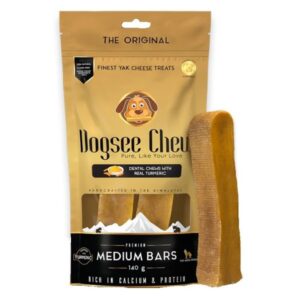 דוגסי צ'ו חטיף לעיסה Dogsee Chew עצם יאק 2 יח' בינוניות