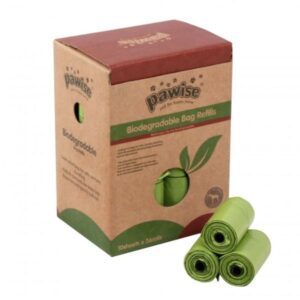 Pawise שקיות שקי קקי מתכלות אריזת חסכון - 36 גלילים