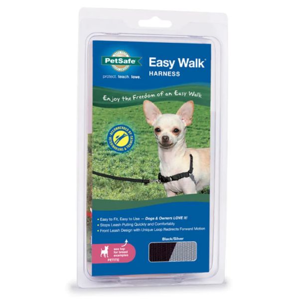 רתמה פטסייף איזי ווק המקורי נגד משיכות Easy Walk שחור – תמונה 3