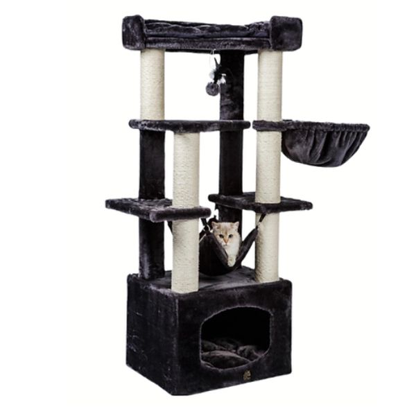 CATAGAT - Granite מתקן גירוד לחתולים מפואר ויוקרתי - 133 ס"מ – תמונה 2