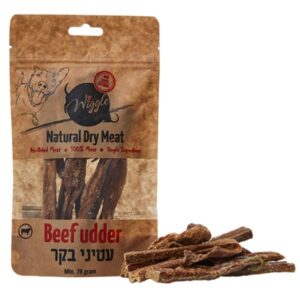 וויגל עטיני בקר 100% חטיף טבעי לכלבים - 70 גרם