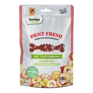 חטיף דנטלי לכלבים Dentalight 360° תפוח 150 גרם