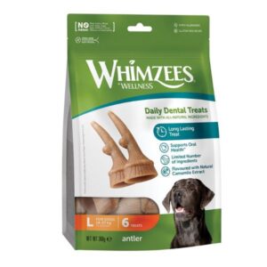 ווימזיז Whimzees קרן דנטלית גדולה 6 יח' באריזה - 360 גרם