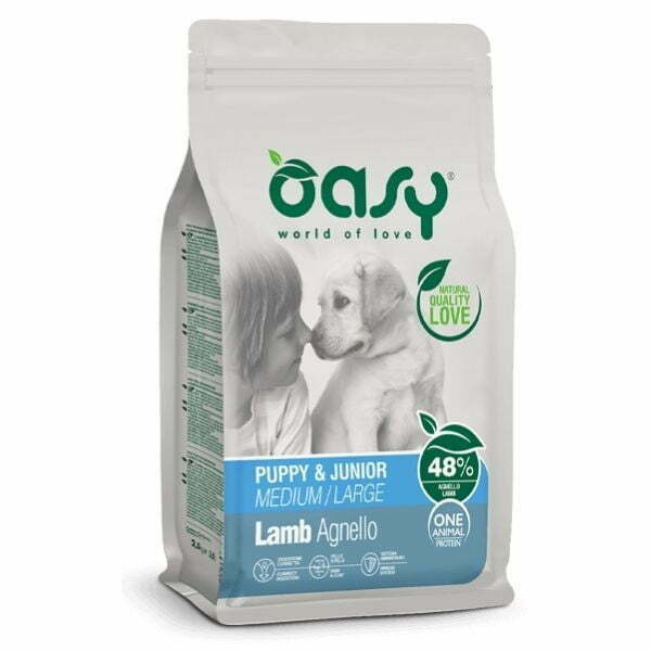 אואסי Oasy מזון כלבים כבש גורים
