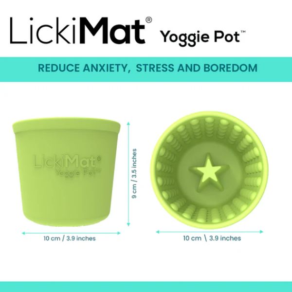 ליקי מט Yoggie Pot כוס האכלה וליקוק - ורוד – תמונה 5