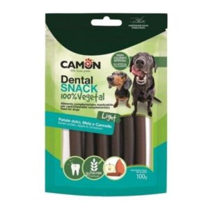 קמון חטיף לעיסה טבעוני עם בטטה, תפוח וקינמון Camon - 100 גרם