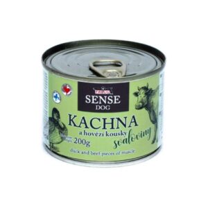 Falco Sense dog מזון רטוב בשימורים ברווז שריר בקר וחזיר - 200 גרם