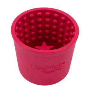 ליקי מט Yoggie Pot כוס האכלה וליקוק - ורוד