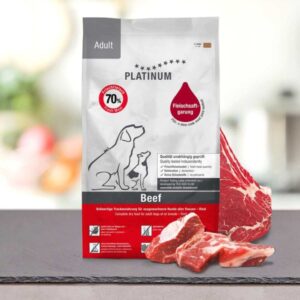 פלטינום בקר - מזון לכלבים בררנים חצי רך אולטרא פרימיום - 1.5 ק"ג