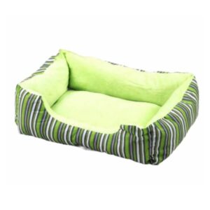 מיטה ירוקה עם פסים 50X38 ס"מ - Pawise