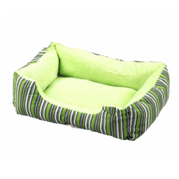 מיטה ירוקה עם פסים 50X38 ס"מ - Pawise