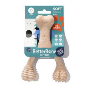 בטר בון Better Bone צעצוע לעיסה לכלבים עוצמה קלה SOFT בטעם טבעי - קטן