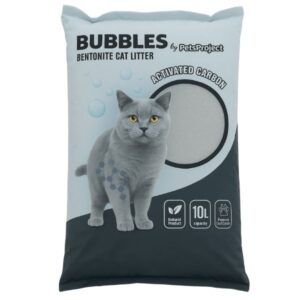 באבלס Pets Project חול לחתולים מתגבש בתוספת פחם פעיל - 10 ליטר