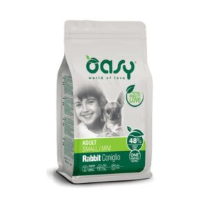 אואסי Oasy מזון כלבים ארנבת מיני גזע קטן 2.5 ק"ג